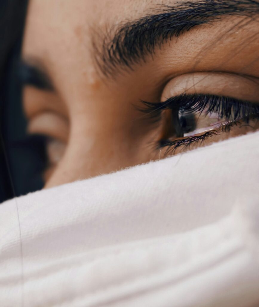 louis-galvez-I8gQVrDcXzY-unsplash Woman crying. Crying is the step towards healing.